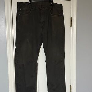Levi's Men's Dark Gray Straight Jeans